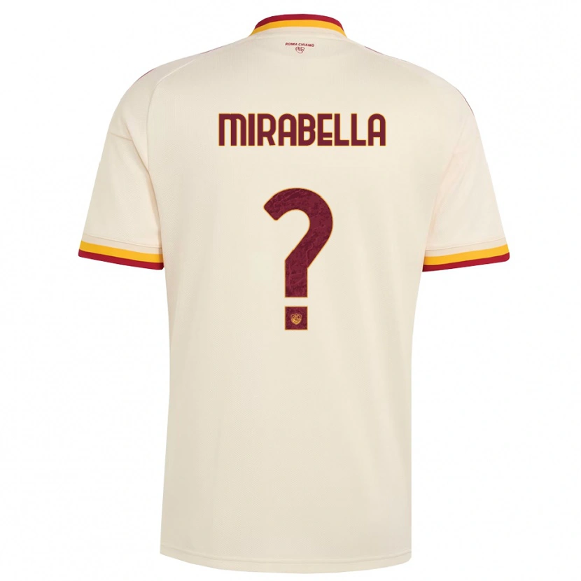 Danxen Damen Mattia Mirabella #0 Champagner Rot Gelb Auswärtstrikot Trikot 2026/27 T-Shirt Österreich