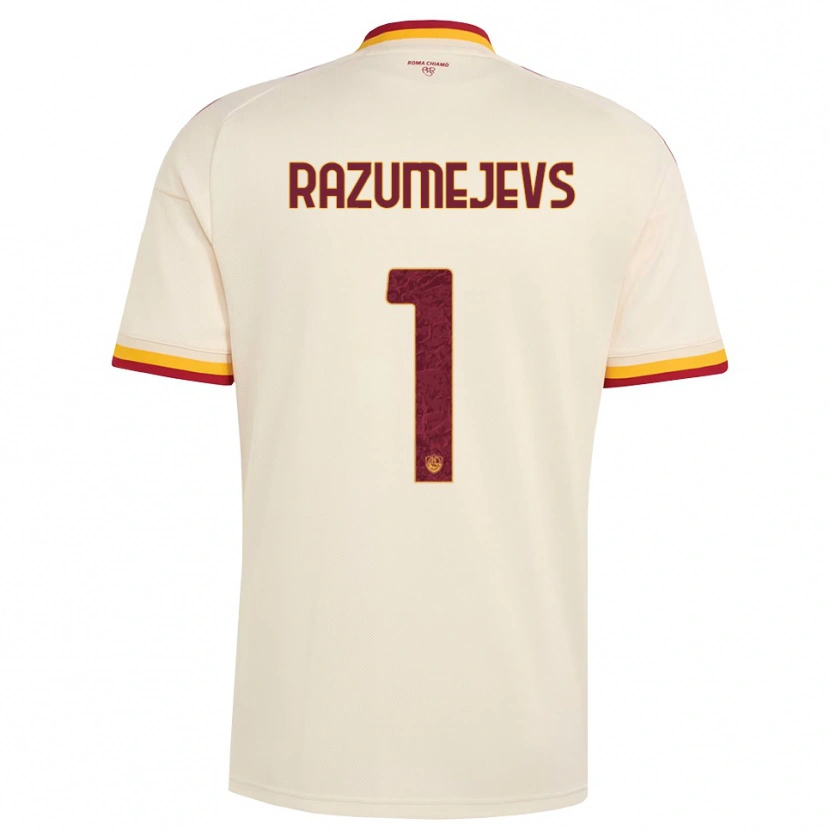 Danxen Damen Vladislavs Razumejevs #1 Champagner Rot Gelb Auswärtstrikot Trikot 2026/27 T-Shirt Österreich
