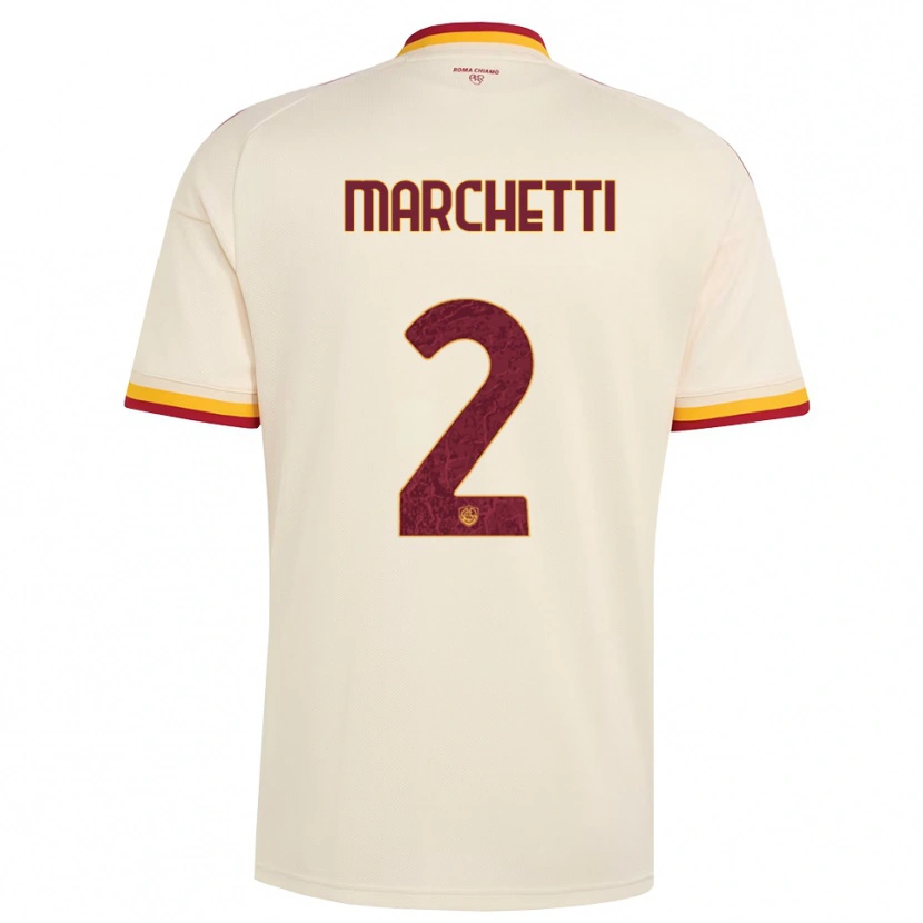 Danxen Damen Tommaso Marchetti #2 Champagner Rot Gelb Auswärtstrikot Trikot 2026/27 T-Shirt Österreich