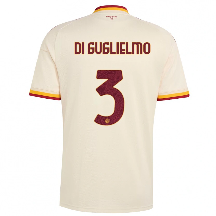 Danxen Damen Lucia Di Guglielmo #3 Champagner Rot Gelb Auswärtstrikot Trikot 2026/27 T-Shirt Österreich