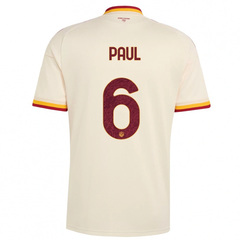 Danxen Damen Daniele Paul #6 Champagner Rot Gelb Auswärtstrikot Trikot 2026/27 T-Shirt Österreich