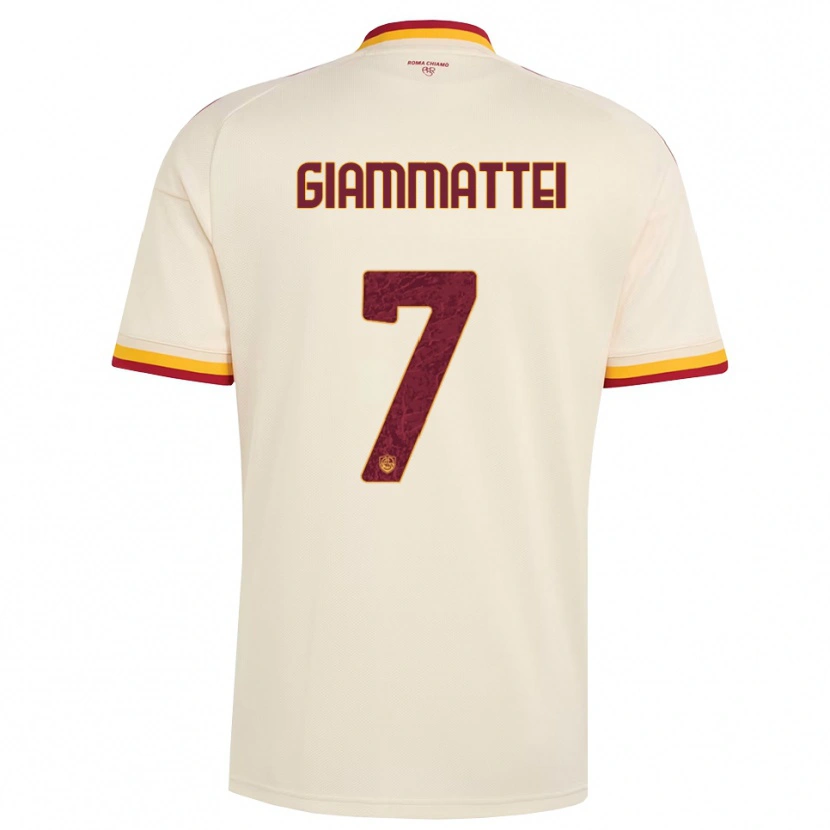 Danxen Damen Gioele Giammattei #7 Champagner Rot Gelb Auswärtstrikot Trikot 2026/27 T-Shirt Österreich