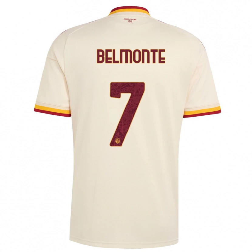 Danxen Damen Samuele Belmonte #7 Champagner Rot Gelb Auswärtstrikot Trikot 2026/27 T-Shirt Österreich