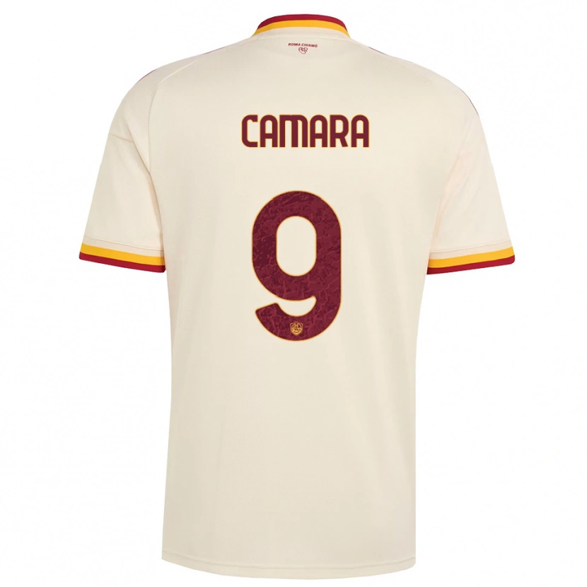 Danxen Damen Mandjou Camara #9 Champagner Rot Gelb Auswärtstrikot Trikot 2026/27 T-Shirt Österreich