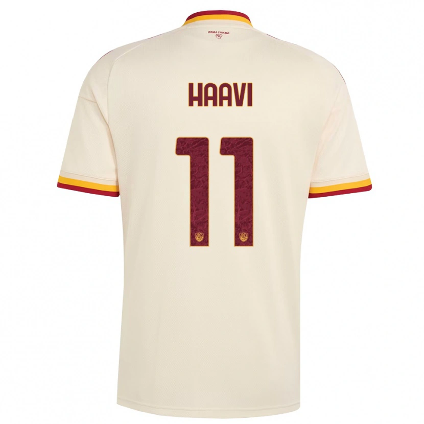 Danxen Damen Emilie Haavi #11 Champagner Rot Gelb Auswärtstrikot Trikot 2026/27 T-Shirt Österreich