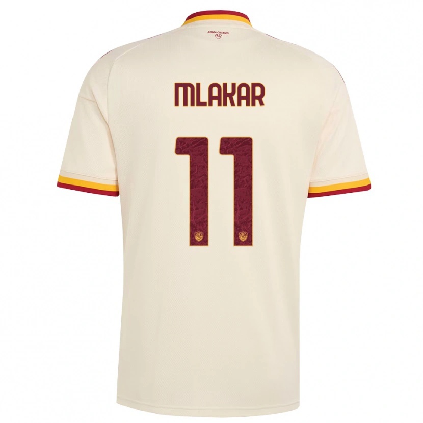 Danxen Damen Luka Mlakar #11 Champagner Rot Gelb Auswärtstrikot Trikot 2026/27 T-Shirt Österreich