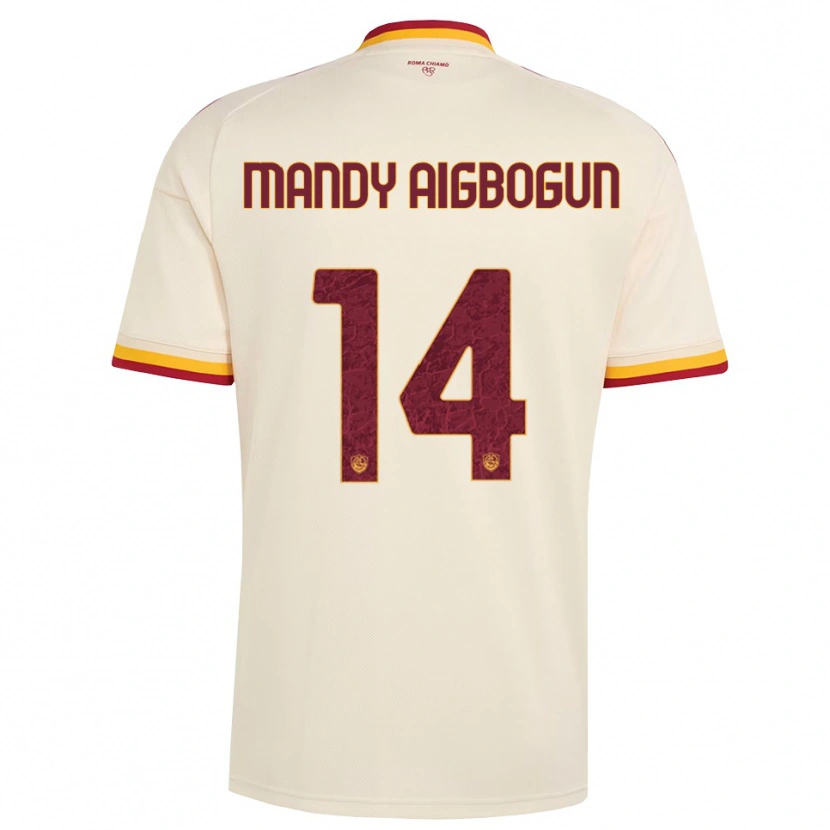 Danxen Damen Eseosa Mandy Aigbogun #14 Champagner Rot Gelb Auswärtstrikot Trikot 2026/27 T-Shirt Österreich