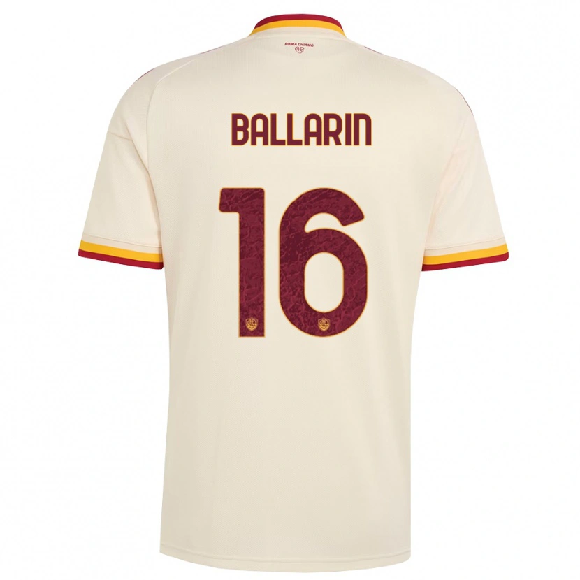 Danxen Damen Francesco Ballarin #16 Champagner Rot Gelb Auswärtstrikot Trikot 2026/27 T-Shirt Österreich