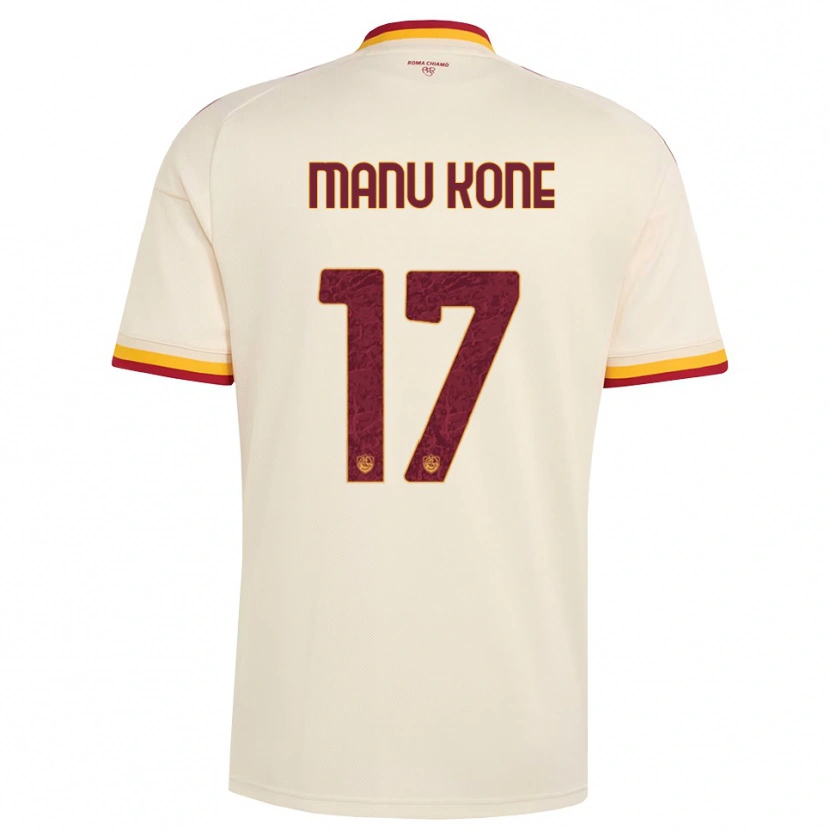 Danxen Damen Manu Koné #17 Champagner Rot Gelb Auswärtstrikot Trikot 2026/27 T-Shirt Österreich