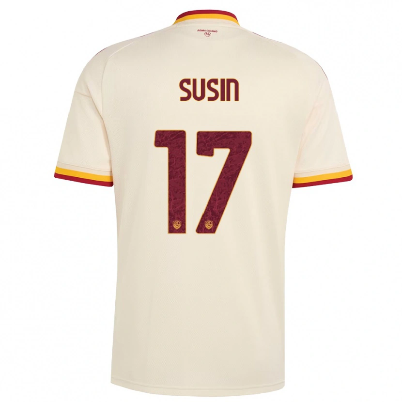 Danxen Damen Flavio Susin #17 Champagner Rot Gelb Auswärtstrikot Trikot 2026/27 T-Shirt Österreich
