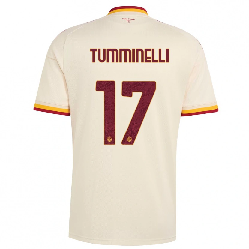 Danxen Damen Gianmarco Tumminelli #17 Champagner Rot Gelb Auswärtstrikot Trikot 2026/27 T-Shirt Österreich