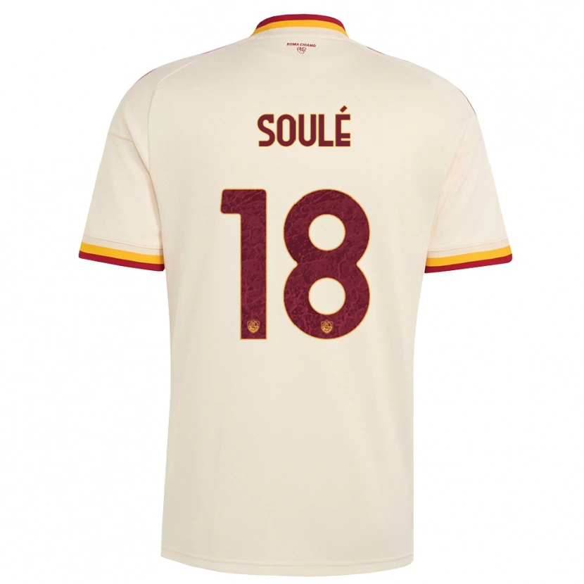 Danxen Damen Matías Soulé #18 Champagner Rot Gelb Auswärtstrikot Trikot 2026/27 T-Shirt Österreich