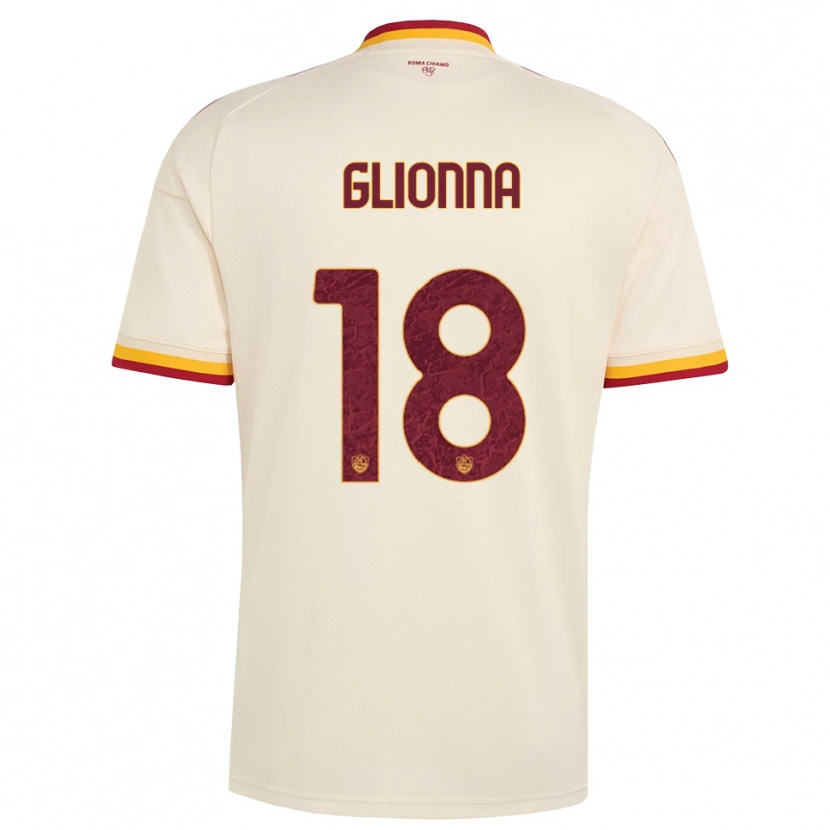 Danxen Damen Benedetta Glionna #18 Champagner Rot Gelb Auswärtstrikot Trikot 2026/27 T-Shirt Österreich