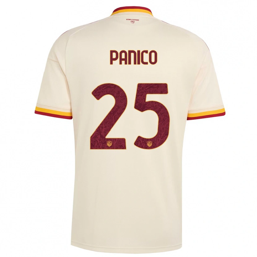 Danxen Damen Francesco Panico #25 Champagner Rot Gelb Auswärtstrikot Trikot 2026/27 T-Shirt Österreich