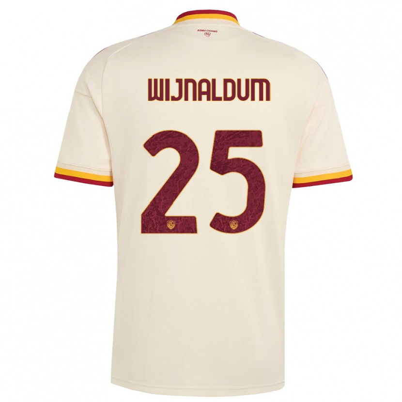 Danxen Damen Georginio Wijnaldum #25 Champagner Rot Gelb Auswärtstrikot Trikot 2026/27 T-Shirt Österreich