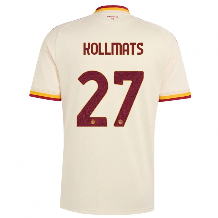 Danxen Damen Beata Kollmats #27 Champagner Rot Gelb Auswärtstrikot Trikot 2026/27 T-Shirt Österreich