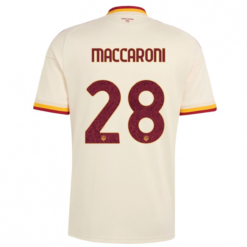 Danxen Damen Valerio Maccaroni #28 Champagner Rot Gelb Auswärtstrikot Trikot 2026/27 T-Shirt Österreich