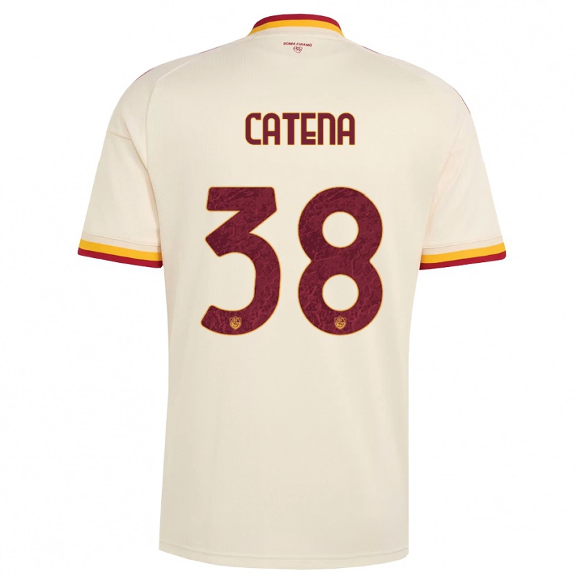 Danxen Damen Giada Catena #38 Champagner Rot Gelb Auswärtstrikot Trikot 2026/27 T-Shirt Österreich