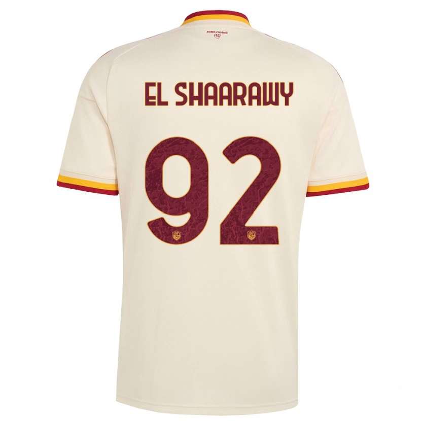 Danxen Damen Stephan El Shaarawy #92 Champagner Rot Gelb Auswärtstrikot Trikot 2026/27 T-Shirt Österreich