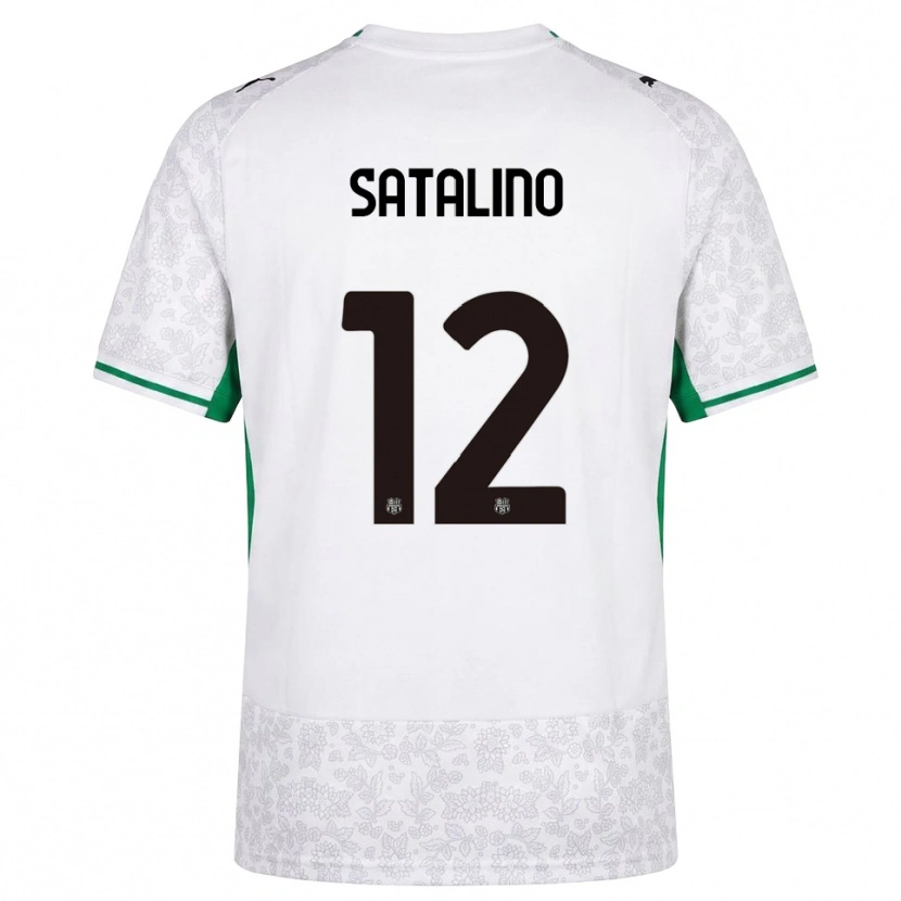 Danxen Damen Giacomo Satalino #12 Weiß Schwarz Grün Auswärtstrikot Trikot 2026/27 T-Shirt Österreich