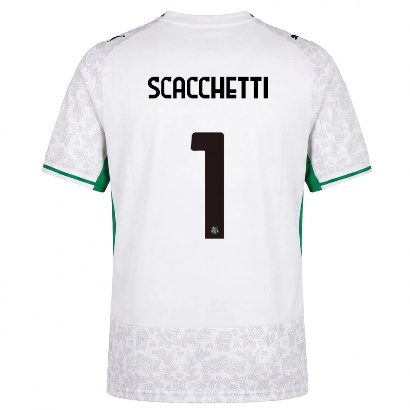 Danxen Damen Alessandro Scacchetti #1 Weiß Schwarz Grün Auswärtstrikot Trikot 2026/27 T-Shirt Österreich