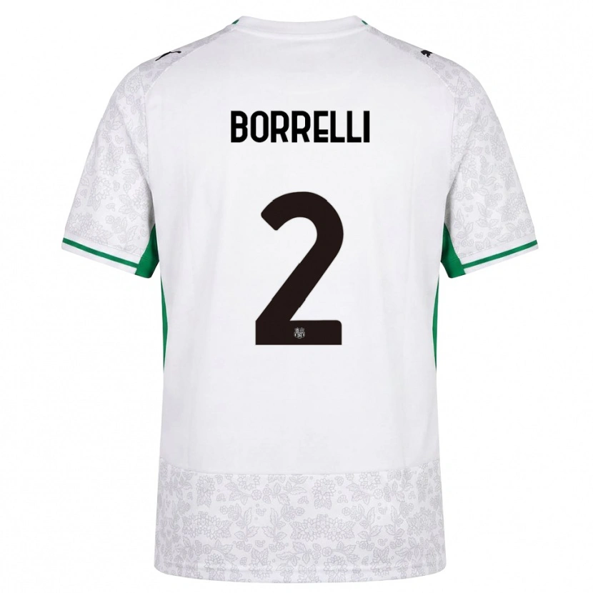 Danxen Damen Michele Borrelli #2 Weiß Schwarz Grün Auswärtstrikot Trikot 2026/27 T-Shirt Österreich