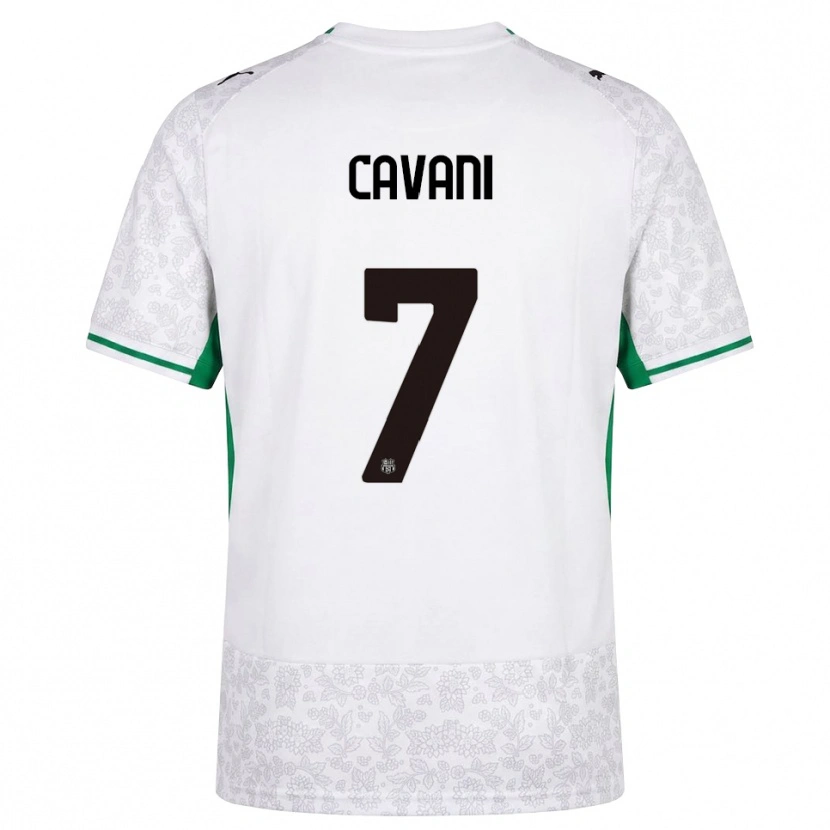 Danxen Damen Lorenzo Cavani #7 Weiß Schwarz Grün Auswärtstrikot Trikot 2026/27 T-Shirt Österreich