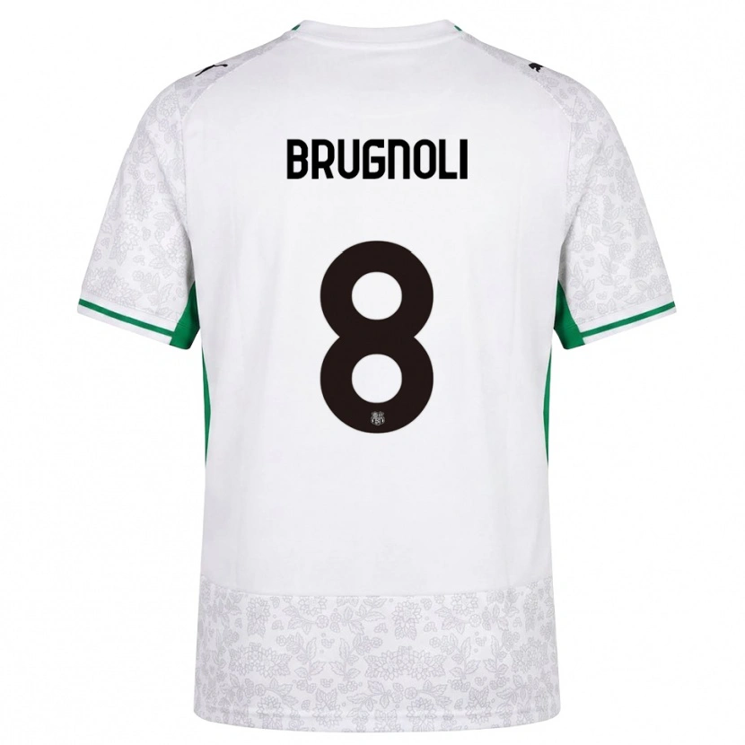 Danxen Damen Giuseppe Brugnoli #8 Weiß Schwarz Grün Auswärtstrikot Trikot 2026/27 T-Shirt Österreich