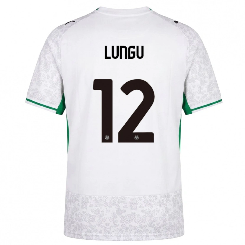 Danxen Damen Luca Lungu #12 Weiß Schwarz Grün Auswärtstrikot Trikot 2026/27 T-Shirt Österreich
