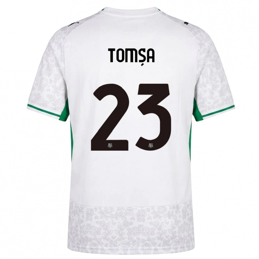 Danxen Damen Troy Tomșa #23 Weiß Schwarz Grün Auswärtstrikot Trikot 2026/27 T-Shirt Österreich