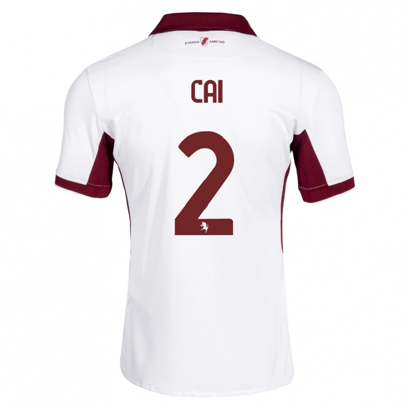 Danxen Damen Federico Cai #2 Burgund Weiß Rot Auswärtstrikot Trikot 2026/27 T-Shirt Österreich