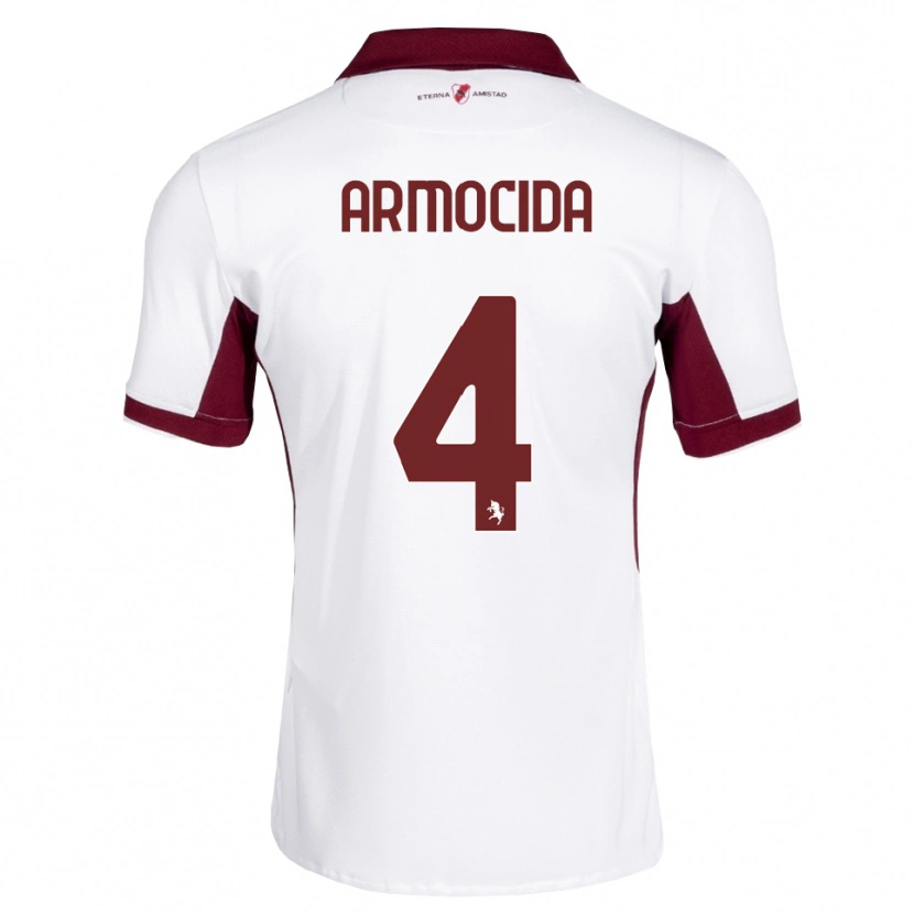 Danxen Damen Simone Armocida #4 Burgund Weiß Rot Auswärtstrikot Trikot 2026/27 T-Shirt Österreich