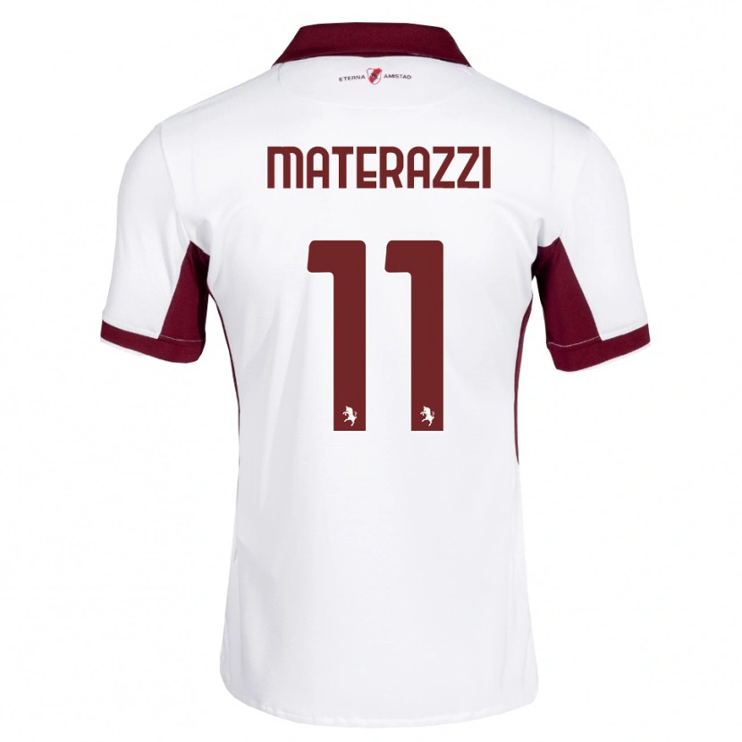 Danxen Damen Gianfilippo Materazzi #11 Burgund Weiß Rot Auswärtstrikot Trikot 2026/27 T-Shirt Österreich
