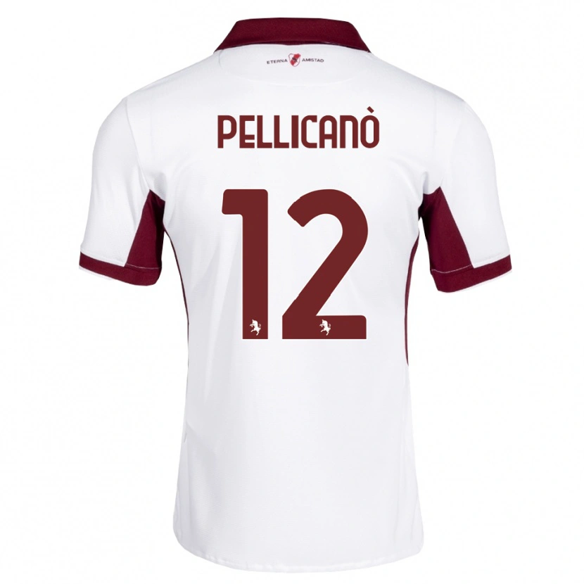 Danxen Damen Pasquale Pellicanò #12 Burgund Weiß Rot Auswärtstrikot Trikot 2026/27 T-Shirt Österreich