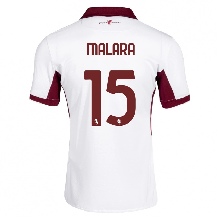 Danxen Damen Sara Malara #15 Burgund Weiß Rot Auswärtstrikot Trikot 2026/27 T-Shirt Österreich