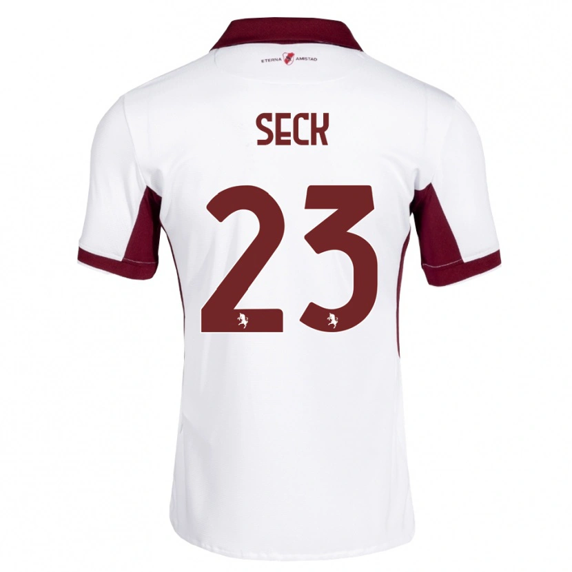 Danxen Damen Demba Seck #23 Burgund Weiß Rot Auswärtstrikot Trikot 2026/27 T-Shirt Österreich