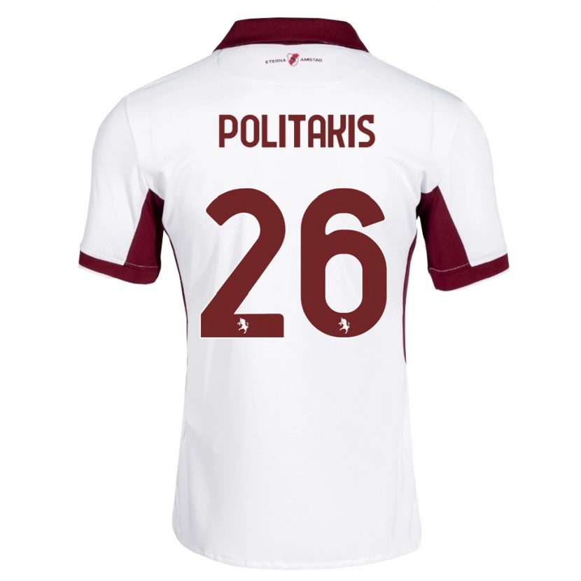 Danxen Damen Grigorios Politakis #26 Burgund Weiß Rot Auswärtstrikot Trikot 2026/27 T-Shirt Österreich