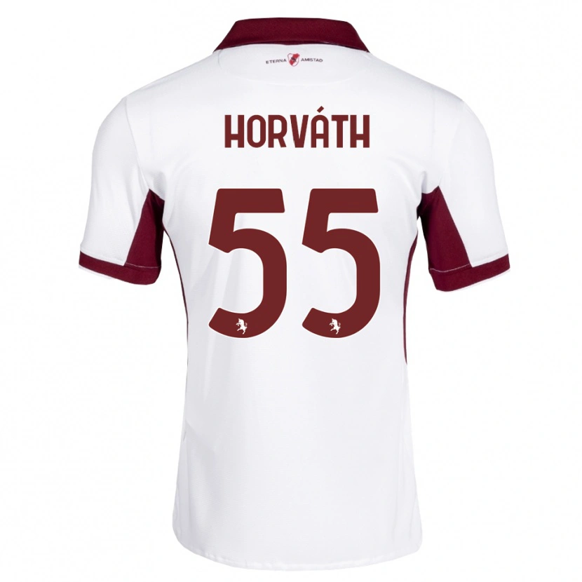 Danxen Damen Krisztofer Horváth #55 Burgund Weiß Rot Auswärtstrikot Trikot 2026/27 T-Shirt Österreich