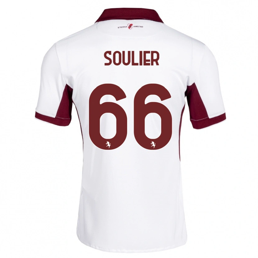 Danxen Damen Evan Soulier #66 Burgund Weiß Rot Auswärtstrikot Trikot 2026/27 T-Shirt Österreich