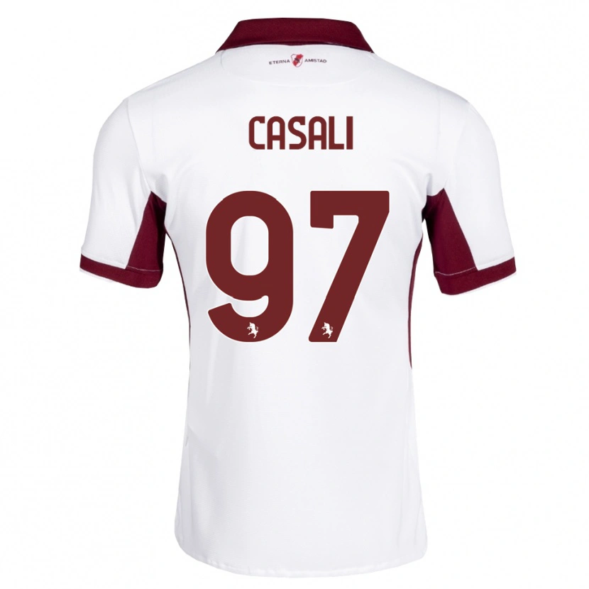 Danxen Damen Michele Casali #97 Burgund Weiß Rot Auswärtstrikot Trikot 2026/27 T-Shirt Österreich