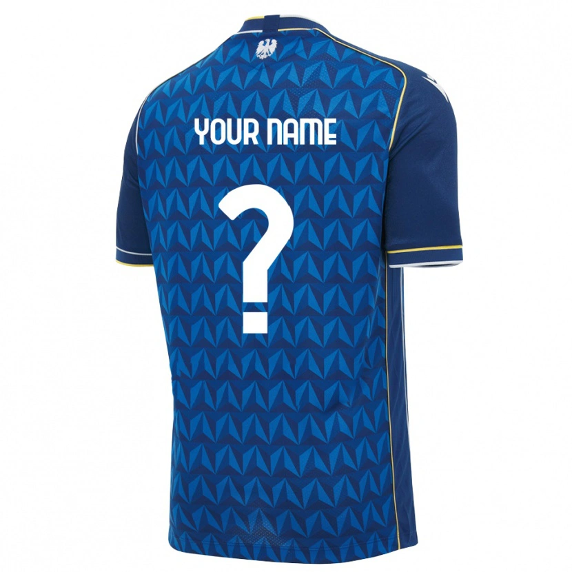 Danxen Damen Ihren Namen #0 Königsblau Weiß Blau Auswärtstrikot Trikot 2026/27 T-Shirt Österreich