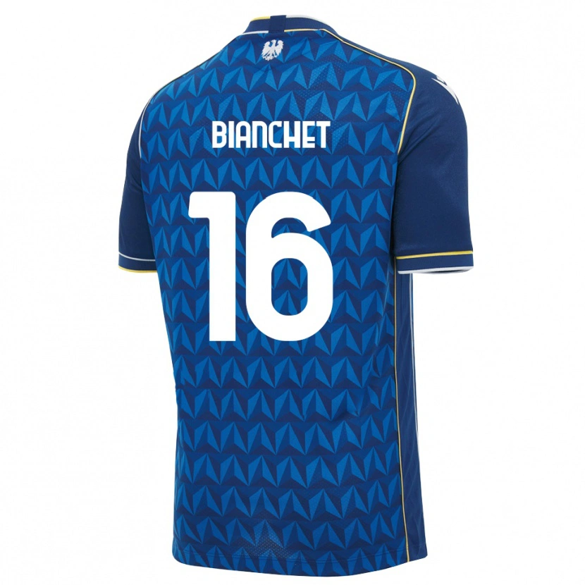 Danxen Damen Alessandro Bianchet #16 Königsblau Weiß Blau Auswärtstrikot Trikot 2026/27 T-Shirt Österreich