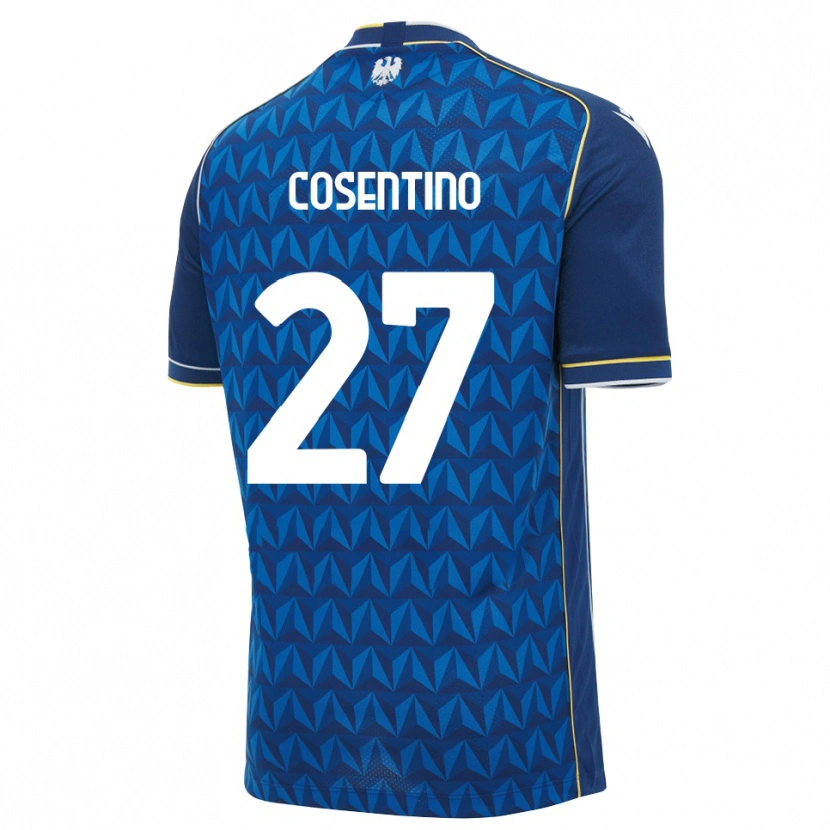 Danxen Damen Sergio Cosentino #27 Königsblau Weiß Blau Auswärtstrikot Trikot 2026/27 T-Shirt Österreich