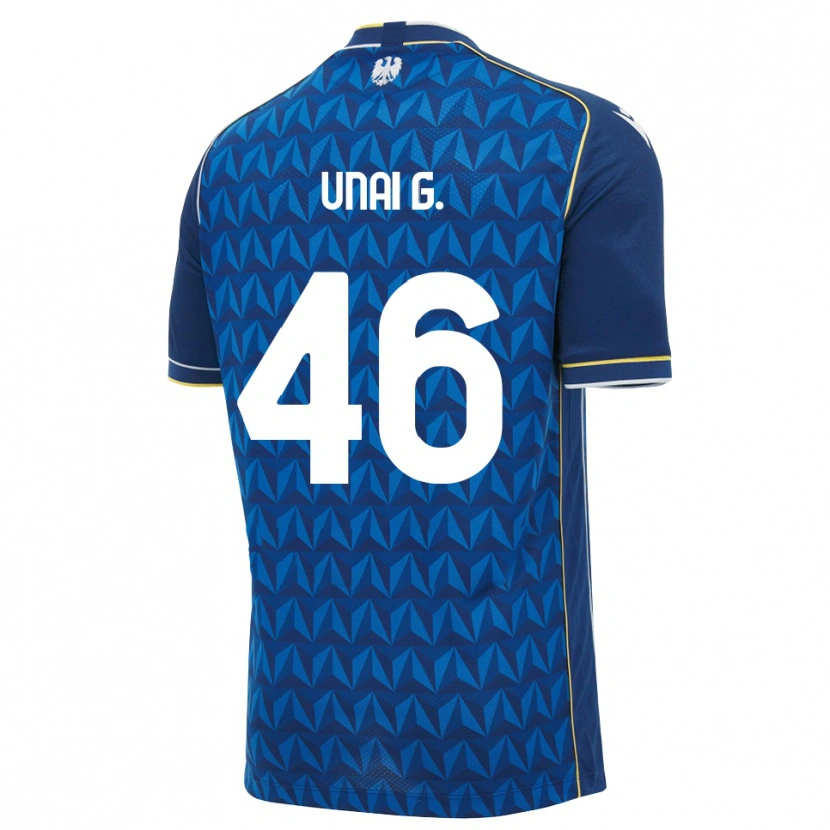 Danxen Damen Unai Gómez #46 Königsblau Weiß Blau Auswärtstrikot Trikot 2026/27 T-Shirt Österreich