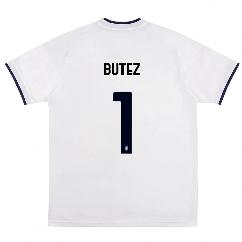 Danxen Damen Jean Butez #1 Weiß Rot Königsblau Auswärtstrikot Trikot 2026/27 T-Shirt Österreich