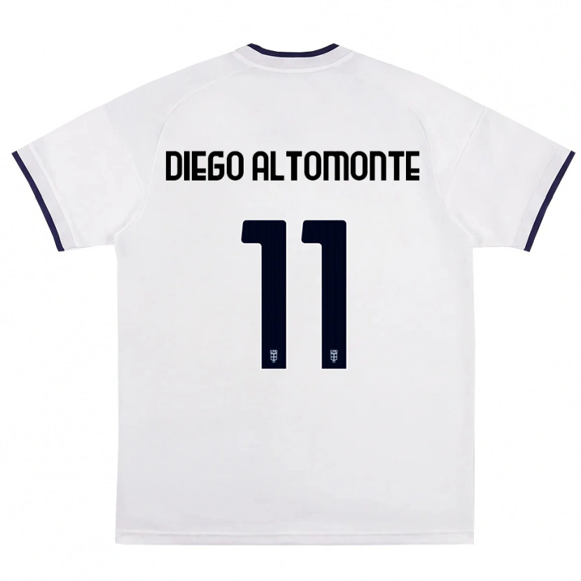 Danxen Damen Thomas Diego Altomonte #11 Weiß Rot Königsblau Auswärtstrikot Trikot 2026/27 T-Shirt Österreich