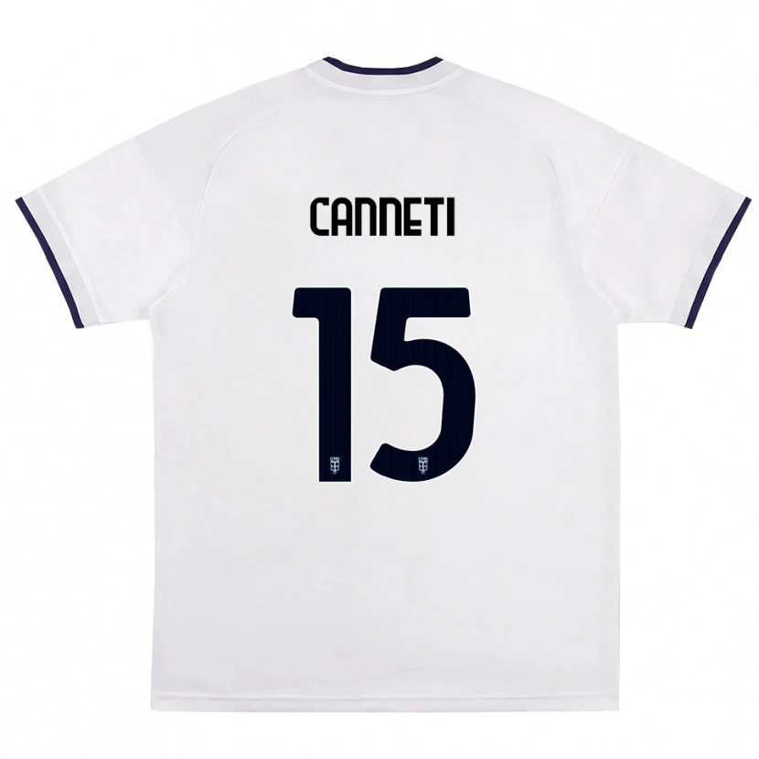 Danxen Damen Iacopo Canneti #15 Weiß Rot Königsblau Auswärtstrikot Trikot 2026/27 T-Shirt Österreich