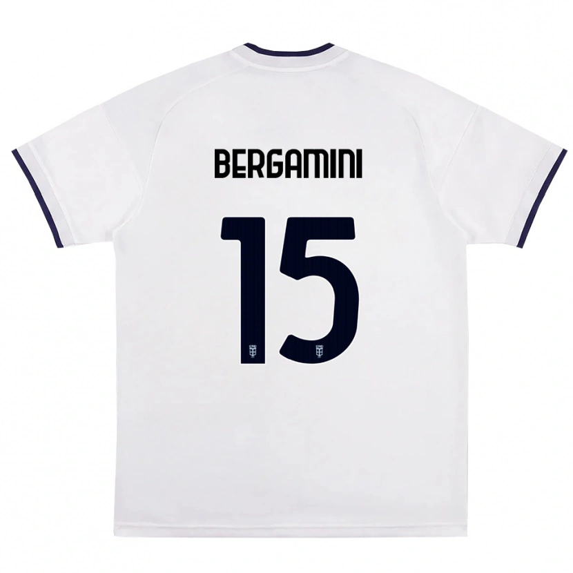 Danxen Damen Mattia Bergamini #15 Weiß Rot Königsblau Auswärtstrikot Trikot 2026/27 T-Shirt Österreich