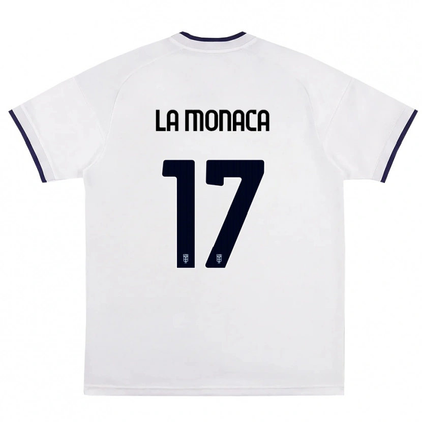Danxen Damen Michael La Monaca #17 Weiß Rot Königsblau Auswärtstrikot Trikot 2026/27 T-Shirt Österreich