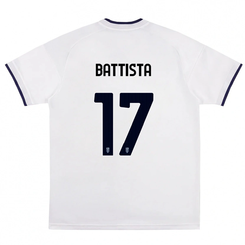 Danxen Damen Riccardo Battista #17 Weiß Rot Königsblau Auswärtstrikot Trikot 2026/27 T-Shirt Österreich